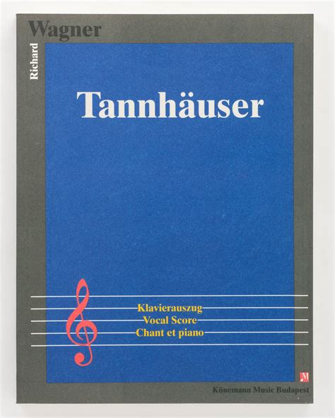 tannhauser klavierauszug vocal score chant de piano Reader